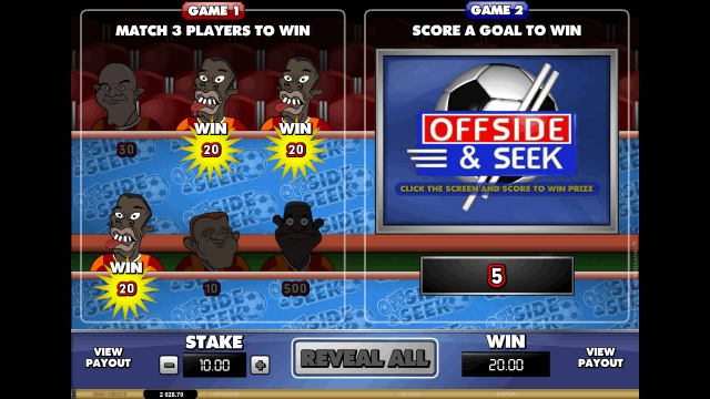 Бонусная игра Offside And Seek 7