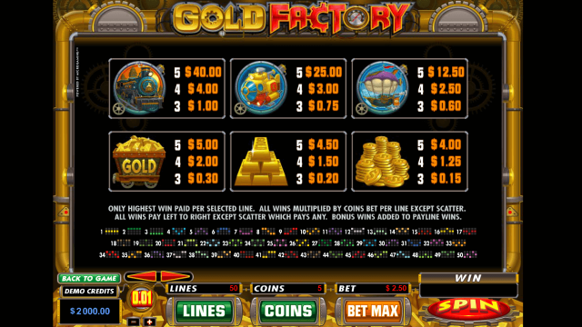 Бонусная игра Gold Factory 5