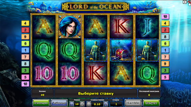 Бонусная игра Lord Of The Ocean 3