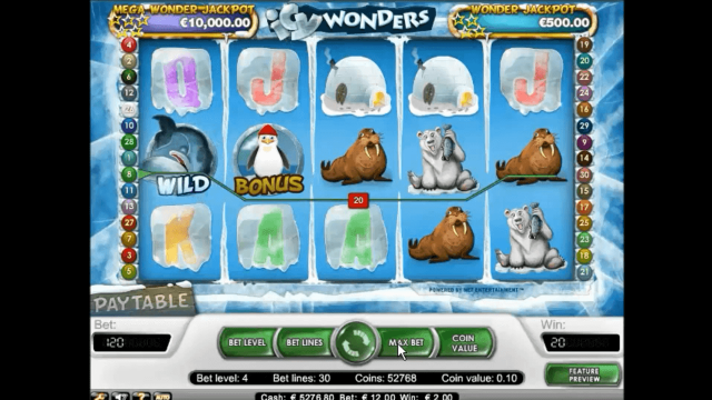 Характеристики слота Icy Wonders 8