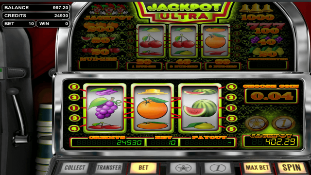 Характеристики слота Jackpot Ultra 7