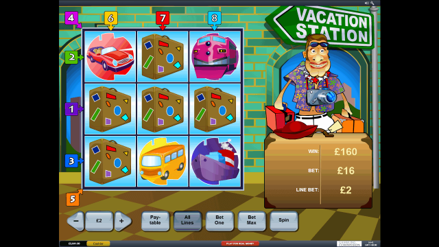 Игровой интерфейс Vacation Station 3