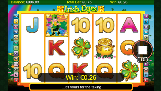 Бонусная игра Irish Eyes 10