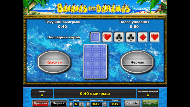 Характеристики слота Bananas Go Bahamas 4