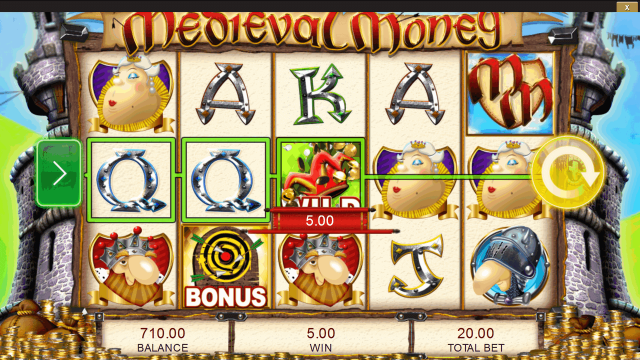 Бонусная игра Medieval Money 7