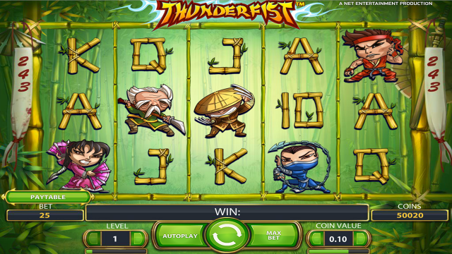 Характеристики слота Thunderfist 9