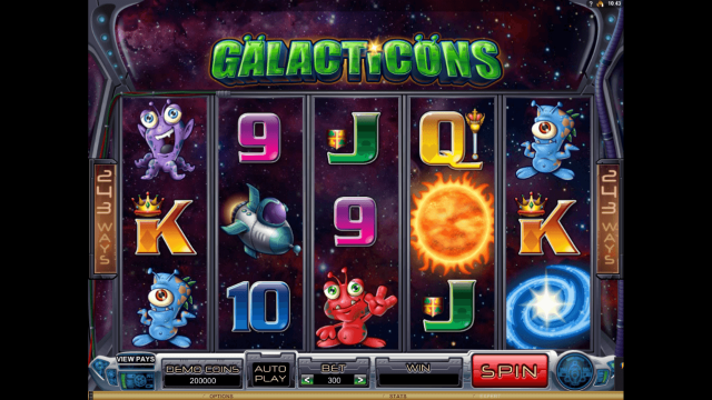 Игровой интерфейс Galacticons 1