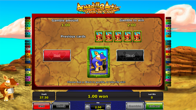 Бонусная игра Armadillo Artie 9