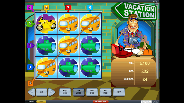 Игровой интерфейс Vacation Station 7