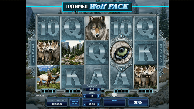 Характеристики слота Untamed Wolf Pack 2