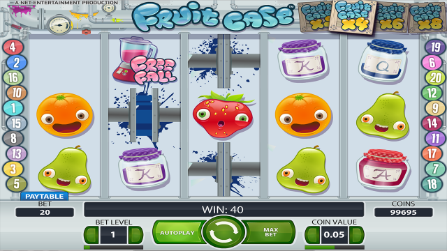 Характеристики слота Fruit Case 6