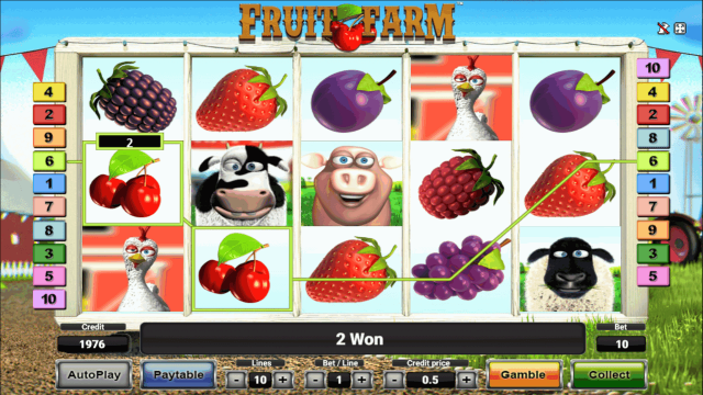 Бонусная игра Fruit Farm 3