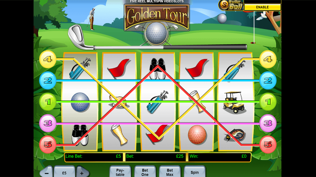 Бонусная игра Golden Tour 1