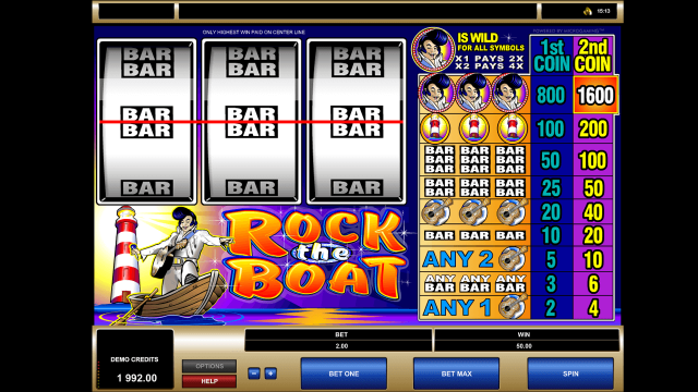 Игровой интерфейс Rock The Boat 8