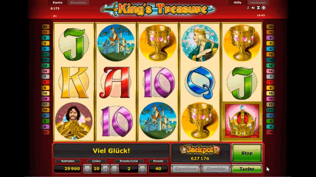 Игровой интерфейс King's Treasure 2