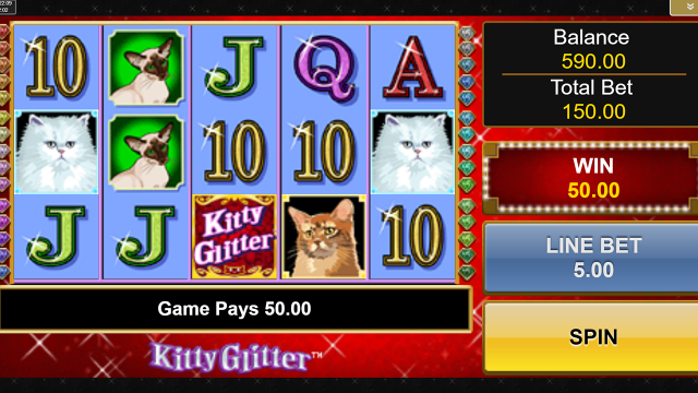 Игровой интерфейс Kitty Glitter 14