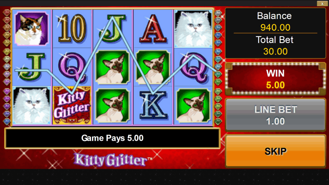 Бонусная игра Kitty Glitter 1