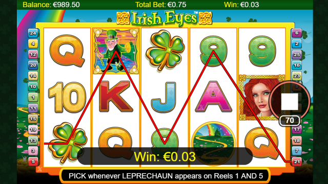 Характеристики слота Irish Eyes 9