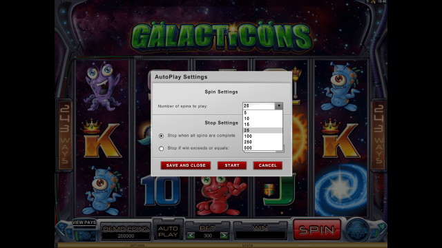 Игровой интерфейс Galacticons 7