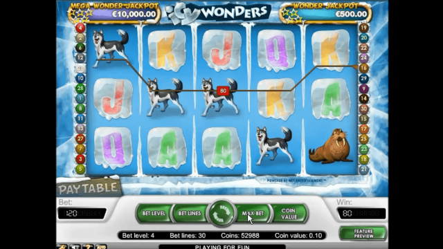 Характеристики слота Icy Wonders 7