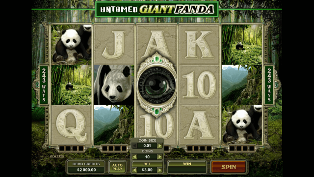 Характеристики слота Untamed Giant Panda 2