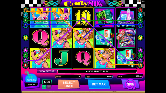 Бонусная игра Crazy 80's 6