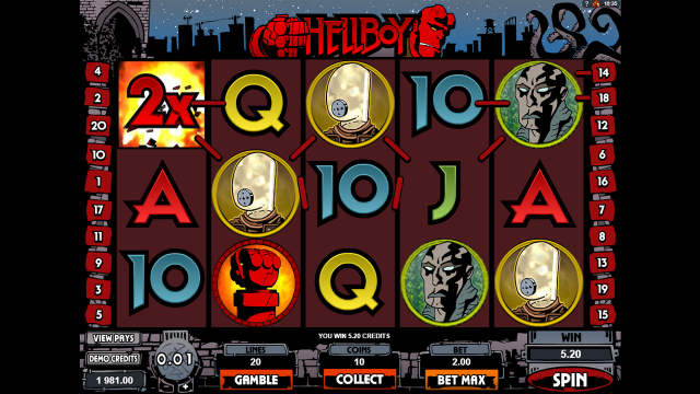 Игровой интерфейс Hellboy 8