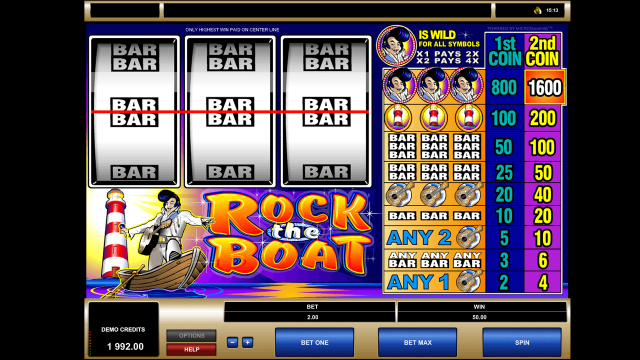 Бонусная игра Rock The Boat 7