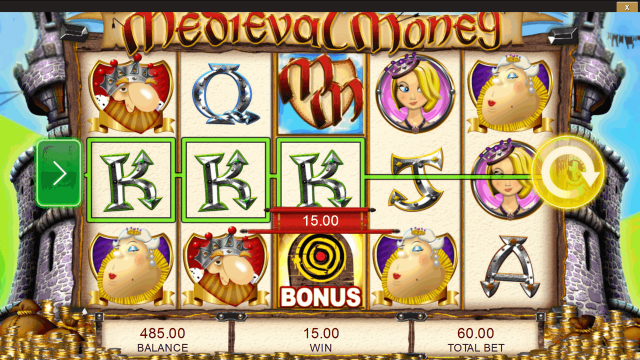 Бонусная игра Medieval Money 8