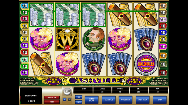 Бонусная игра Cashville 9