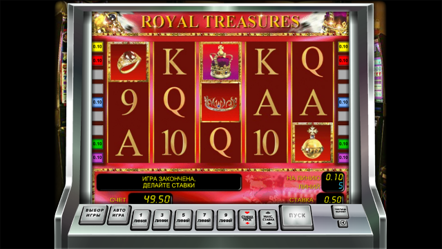 Характеристики слота Royal Treasures 9