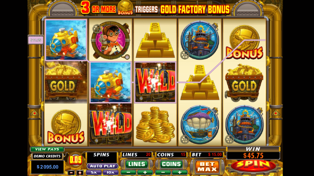 Игровой интерфейс Gold Factory 8