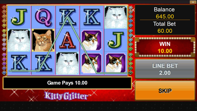 Характеристики слота Kitty Glitter 2