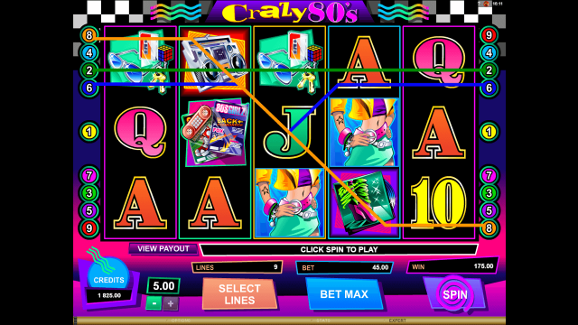 Бонусная игра Crazy 80's 3