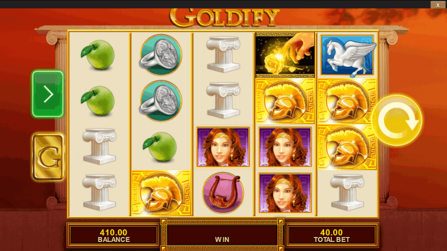 Игровой интерфейс Goldify 5