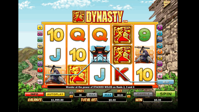 Бонусная игра Dynasty 2