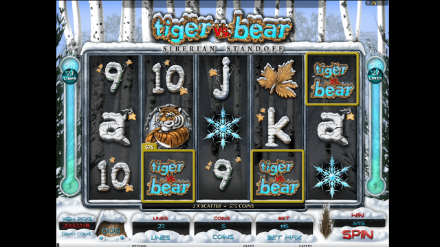 Игровой интерфейс Tiger Vs Bear 9