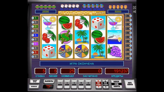 Характеристики слота Slot-O-Pol Deluxe 10