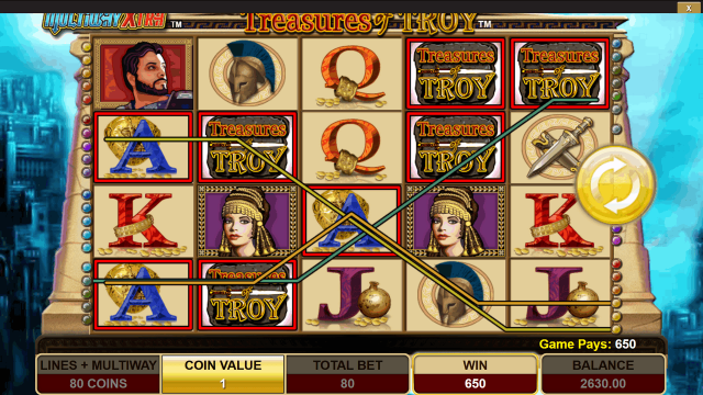 Бонусная игра Treasures Of Troy 10