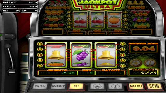 Бонусная игра Jackpot Ultra 10