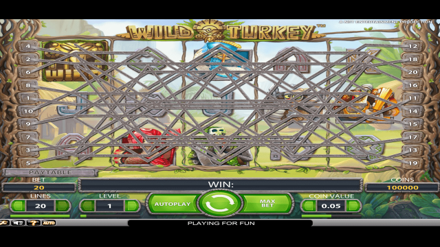 Игровой интерфейс Wild Turkey 6