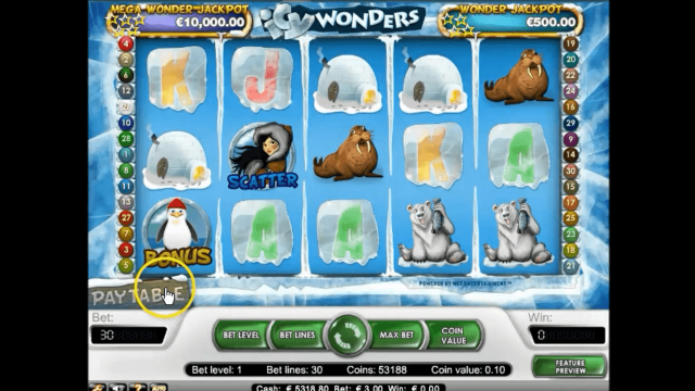 Игровой интерфейс Icy Wonders 1