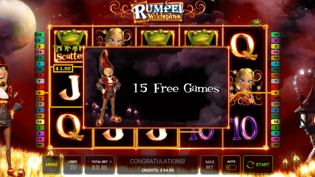 Игровой интерфейс Rumpel Wildspins 10