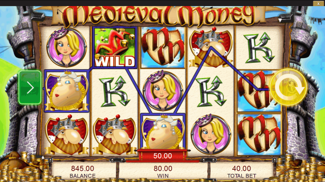 Игровой интерфейс Medieval Money 2