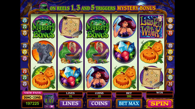 Игровой интерфейс Lucky Witch 6