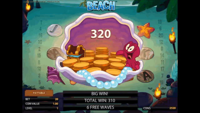 Игровой интерфейс Beach 2