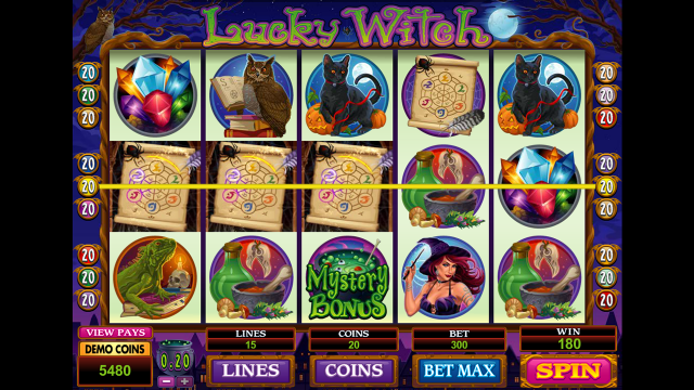 Бонусная игра Lucky Witch 7