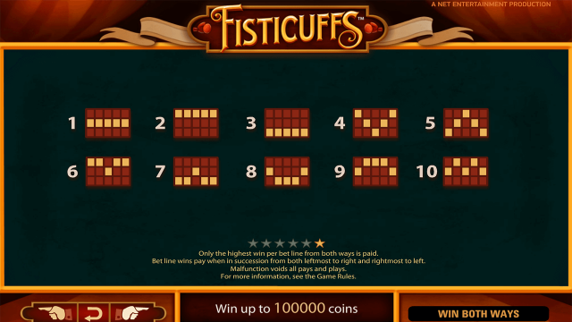 Игровой интерфейс Fisticuffs 10