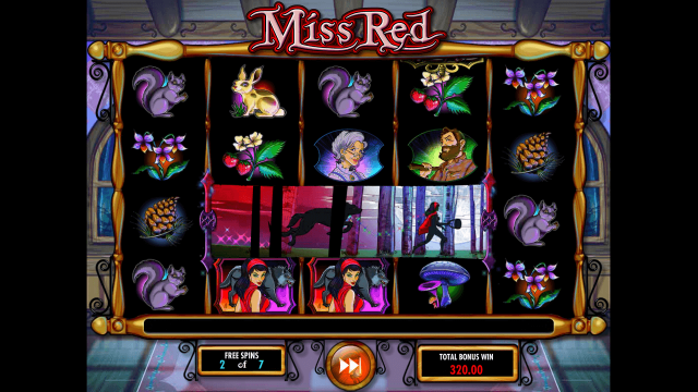 Игровой интерфейс Miss Red 7