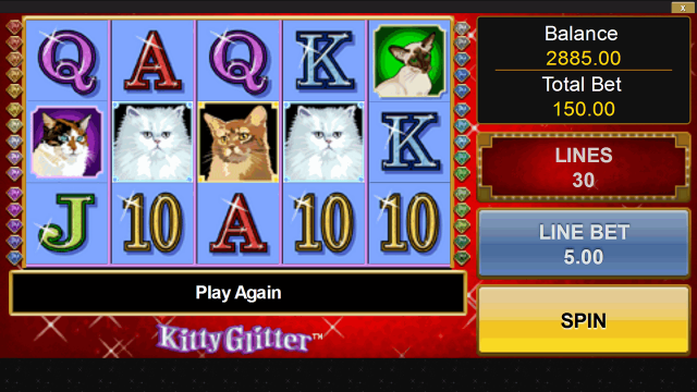 Игровой интерфейс Kitty Glitter 10